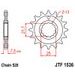 REŤAZOVÁ SADA D.I.D CHAIN - STRIEBORNÝ CHAIN 520 ZVM-X, X-RING (X, NX, QX, XS), CHK FRONT SPROCKET JT CHK RUBBER CUSHIONED, CHK REAR SPROCKET JT PRE KAWASAKI ZX-6R 636 NINJA (2013<) 2019-2024