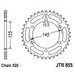 REŤAZOVÁ SADA D.I.D CHAIN - STRIEBORNÝ REŤAZ 520 VX, X-KRÚŽOK, KOLIESKO SUPERSPROX, ROZETA JT PRE YAMAHA XTZ 750 SUPER TENERE 1990-1997