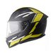 VELOX INTEGRÁLNA PRILBA GMS GRAPHIC MATNÁ ČIERNO-ŽLTÁ