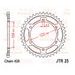 REŤAZOVÁ SADA D.I.D CHAIN - STRIEBORNÝ REŤAZ 428 VX, X-KRÚŽOK, KOLIESKO SUPERSPROX, ROZETA JT PRE APRILIA TUONO 125 2021-2023