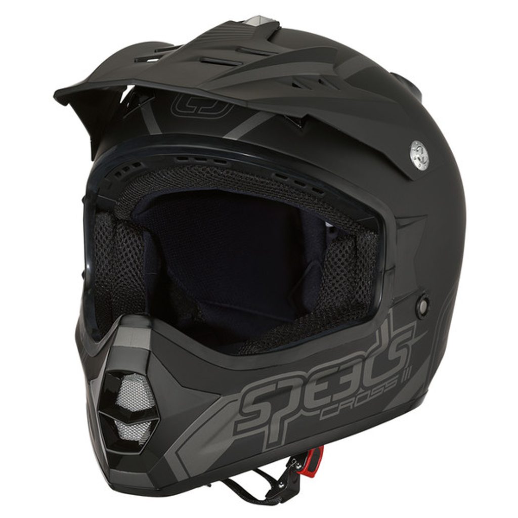 SPEEDS CROSS III - Černá/Titan matná Enduro/MX helma na motorku -  SPEEDS-KYMCO - Motokrosové moto přilby - 1 999 Kč - Motogaráž.cz - Vše pro  motorkáře na jednom místě!