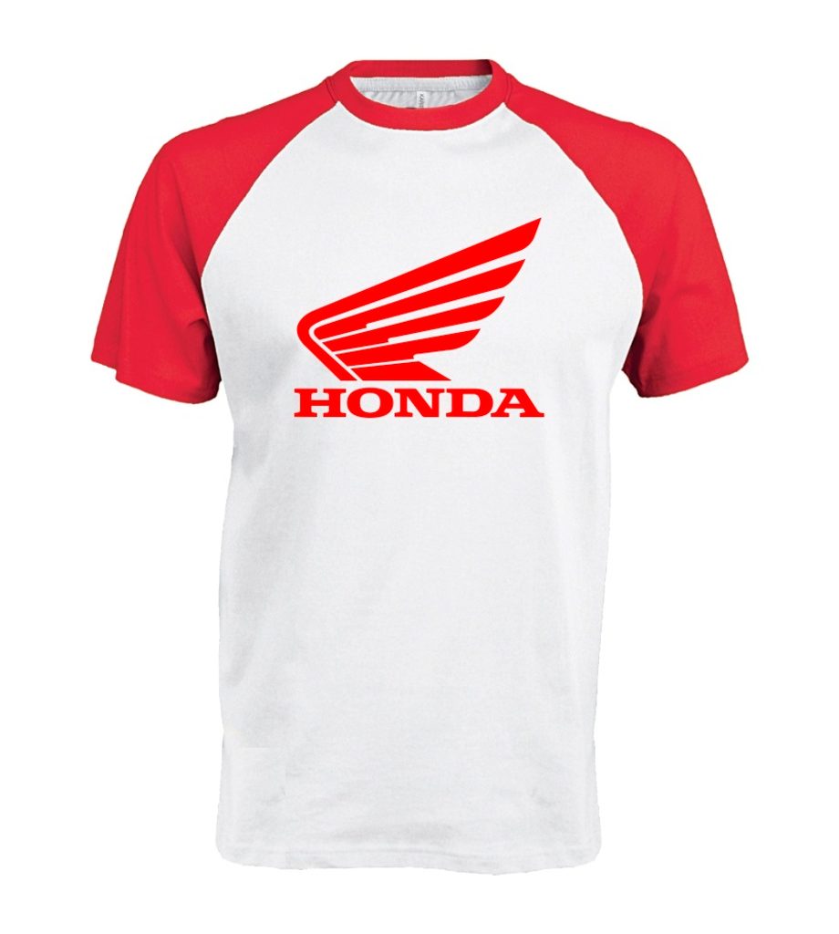 Pánské triko s motivem Honda - Červeno/Bílé - MOTO TRIKA - Trička Honda -  699 Kč - Motogaráž.cz - Vše pro motorkáře na jednom místě!