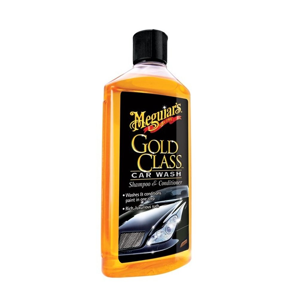 MEGUIARS Gold Class Car Wash Shampoo & Conditioner - autošampon s  kondicionérem 473 ml - MEGUIARS - Meguiars Mytí - 279 Kč - Motogaráž.cz -  Vše pro motorkáře na jednom místě!