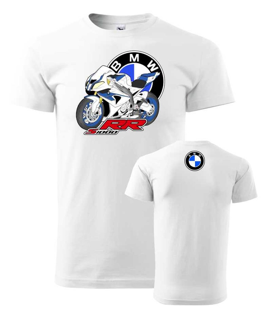Pánské triko s motivem BMW S 1000 RR - Bílá - MOTO TRIKA - Trička BMW - 699  Kč - Motogaráž.cz - Vše pro motorkáře na jednom místě!