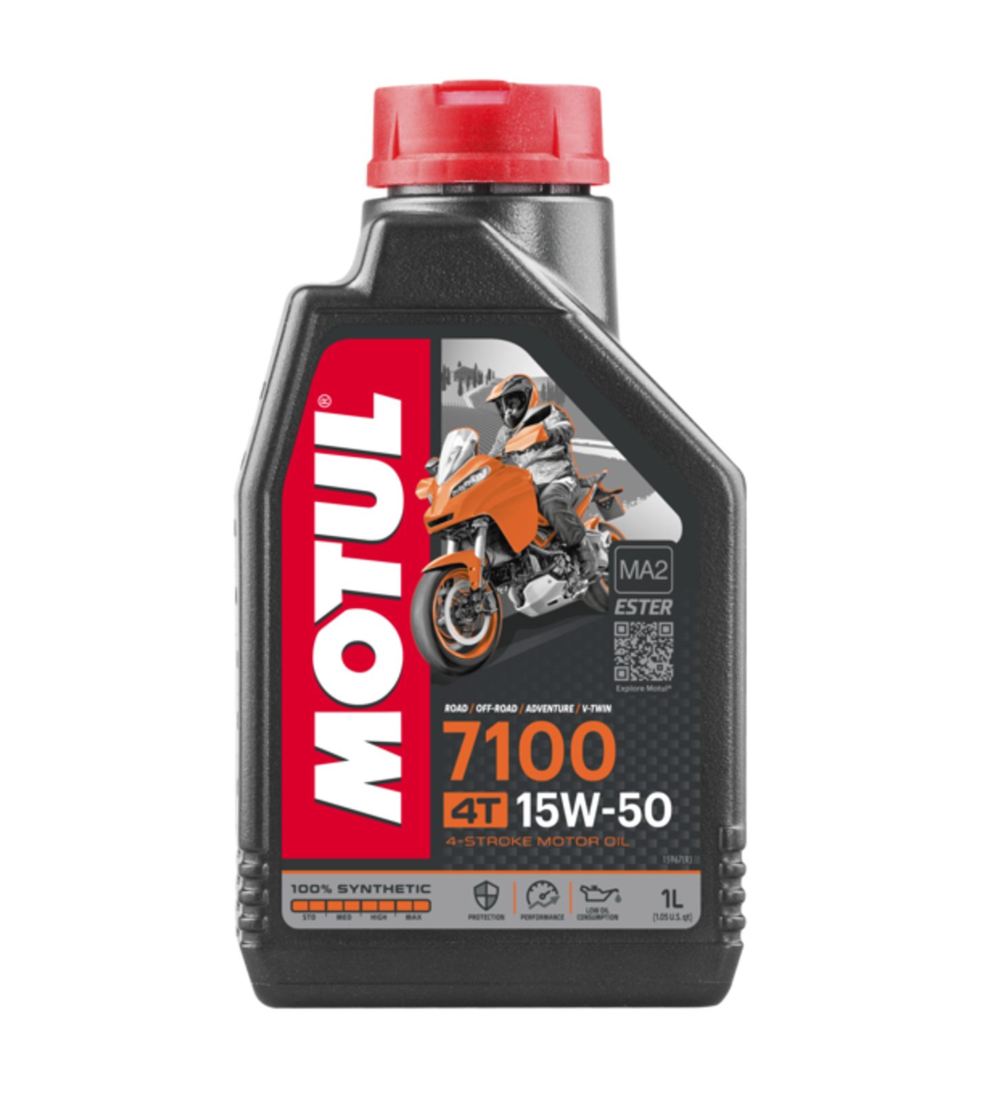 ムー Motul 7100 4T 15W50 1L - MOTUL - Oleje pro 4T motory - 399