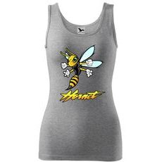 DÁMSKÉ TÍLKO S MOTIVEM HONDA HORNET - ŠEDÉ