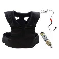 ZÁVODNÍ AIRBAGOVÁ VESTA HIT-AIR RS-1 ČERNÁ