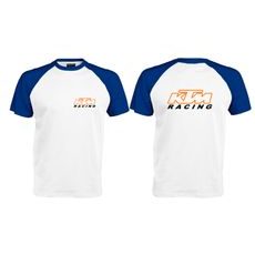 PÁNSKÉ TRIKO S MOTIVEM KTM RACING 6 - MODRO/BÍLÉ