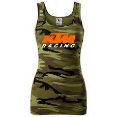 DÁMSKÉ TÍLKO S MOTIVEM KTM RACING - CAMO