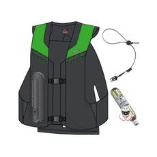 AIRBAGOVÁ VESTA HIT-AIR MLV 2 ČERNO-ZELENÁ