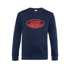 PÁNSKÁ MIKINA S MOTIVEM JAWA - TMAVĚ MODRÁ