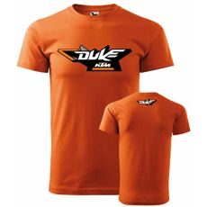 PÁNSKÉ TRIKO S MOTIVEM KTM DUKE 3 - ORANŽOVÉ
