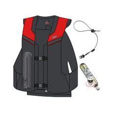 AIRBAGOVÁ VESTA HIT-AIR MLV 2 ČERNO-ČERVENÁ