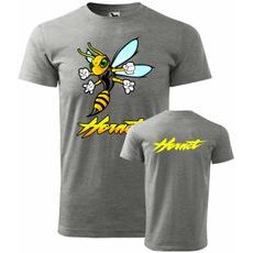 PÁNSKÉ TRIKO S MOTIVEM HONDA HORNET - ŠEDÉ