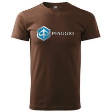 Pánské triko s motivem Piaggio - Čokoládové