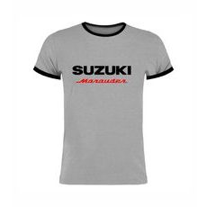 PÁNSKÉ TRIKO S MOTIVEM SUZUKI MARAUDER 1 - ŠEDÉ