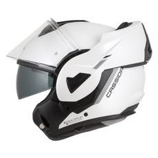 PŘEKLOPNÁ HELMA NA MOTORKU MULTIFLIP SOLID, CASSIDA (BÍLÁ PERLEŤ/ČERNÁ) 2026