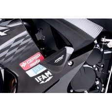 PÁDOVÉ PROTEKTORY RÁMU PUIG PRO 5686N ČERNÝ S ŠEDOU GUMOU
