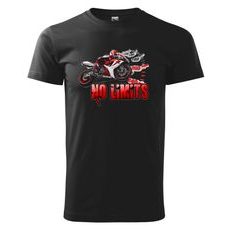 PÁNSKÉ TRIKO S MOTIVEM SUZUKI NO LIMITS - ČERNÉ