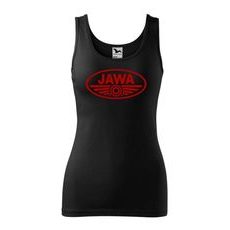 DÁMSKÉ TÍLKO S MOTIVEM JAWA 1 - ČERNÉ
