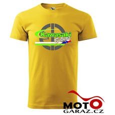 PÁNSKÉ KLUBOVÉ TRIČKO KAWASAKI BIKERS CZ - ŽLUTÁ