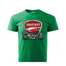 PÁNSKÉ TRIKO S MOTIVEM DUCATI MONSTER 1 - ZELENÉ