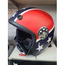 JET HELMA PROJECT STAR BLUE/RED