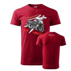 PÁNSKÉ TRIKO S MOTIVEM HAYABUSA NO LIMITS - ČERVENÉ