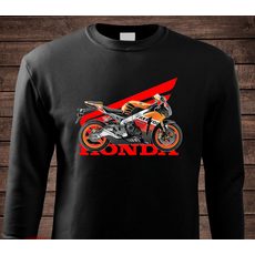DÁMSKÁ MIKINA S MOTIVEM HONDA CBR REPSOL - ČERNÁ