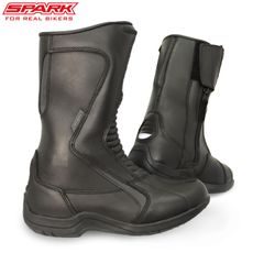 DÁMSKÉ CESTOVNÍ KOŽENÉ MOTO BOTY SPARK SANDRA