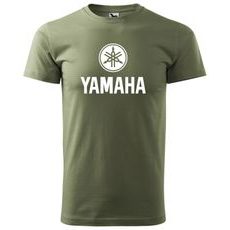 PÁNSKÉ TRIKO S MOTIVEM YAMAHA 2 - KHAKI