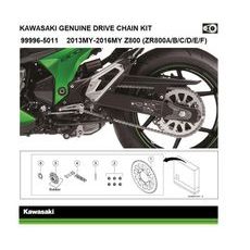 ORIGINÁLNÍ ŘETĚZOVÁ SADA KAWASAKI Z800 2013-2016