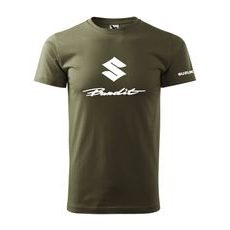 PÁNSKÉ TRIKO S MOTIVEM SUZUKI BANDIT 1 - MILITARY