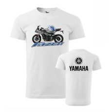 PÁNSKÉ TRIKO S MOTIVEM YAMAHA FAZER 2 - BÍLÉ