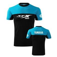 PÁNSKÉ TRIKO S MOTIVEM YAMAHA XTX - TYRKYSOVÁ/ČERNÁ