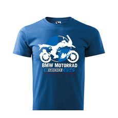PÁNSKÉ TRIKO S MOTIVEM BMW R 1200 GS ADVENTURE 1 - SVĚTLE MODRÉ