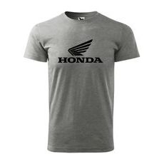PÁNSKÉ TRIKO S MOTIVEM HONDA 3 - ŠEDÉ