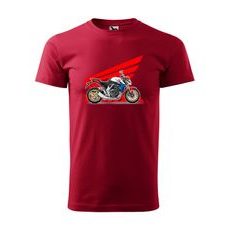 PÁNSKÉ TRIKO S MOTIVEM HONDA CB 1000 - ČERVENÉ