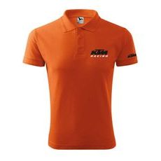 PÁNSKÉ POLO S MOTIVEM KTM RACING 1 - ORANŽOVÉ