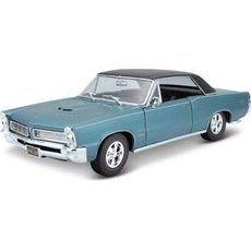 MAISTO - 1965 PONTIAC GTO, METAL MODRÁ, 1:18