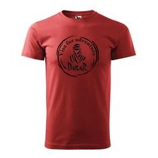 PÁNSKÉ TRIKO S MOTIVEM DAKAR - ČERVENÉ