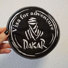 VELKÁ NÁŠIVKA S MOTIVEM DAKAR
