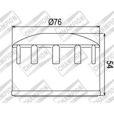 OLEJOVÝ FILTR CHAMPION COF064 100609555