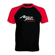 PÁNSKÉ TRIKO S MOTIVEM HONDA AFRICA 3 - ČERVENO/ČERNÉ