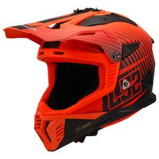 LS2 MX708 FAST II DUCK M.H-V ORANGE RED-06