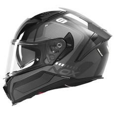 PŘILBA NA MOTORKU NOX N402 MENTOR ČERNÁ/BÍLÁ