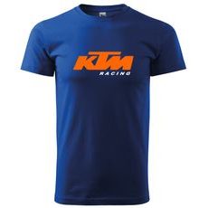 PÁNSKÉ TRIKO S MOTIVEM KTM RACING 2 - KRÁLOVSKY MODRÉ
