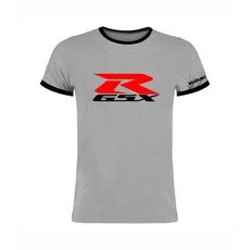PÁNSKÉ TRIKO S MOTIVEM SUZUKI GSXR - ŠEDÉ