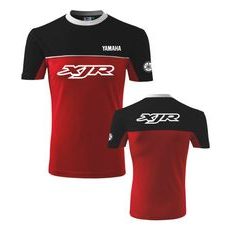 PÁNSKÉ TRIKO S MOTIVEM YAMAHA XJR - ČERNÁ/ČERVENÁ