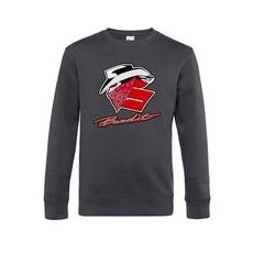 PÁNSKÁ MIKINA S MOTIVEM SUZUKI BANDIT 1 - GRAFITOVÁ